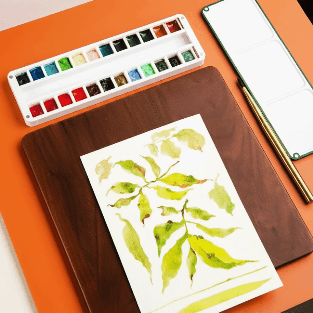 Half Full Pans Watercolor Case Single Solid Watercolor Case Watercolor Painting Box Solid Watercolor Art Supplies