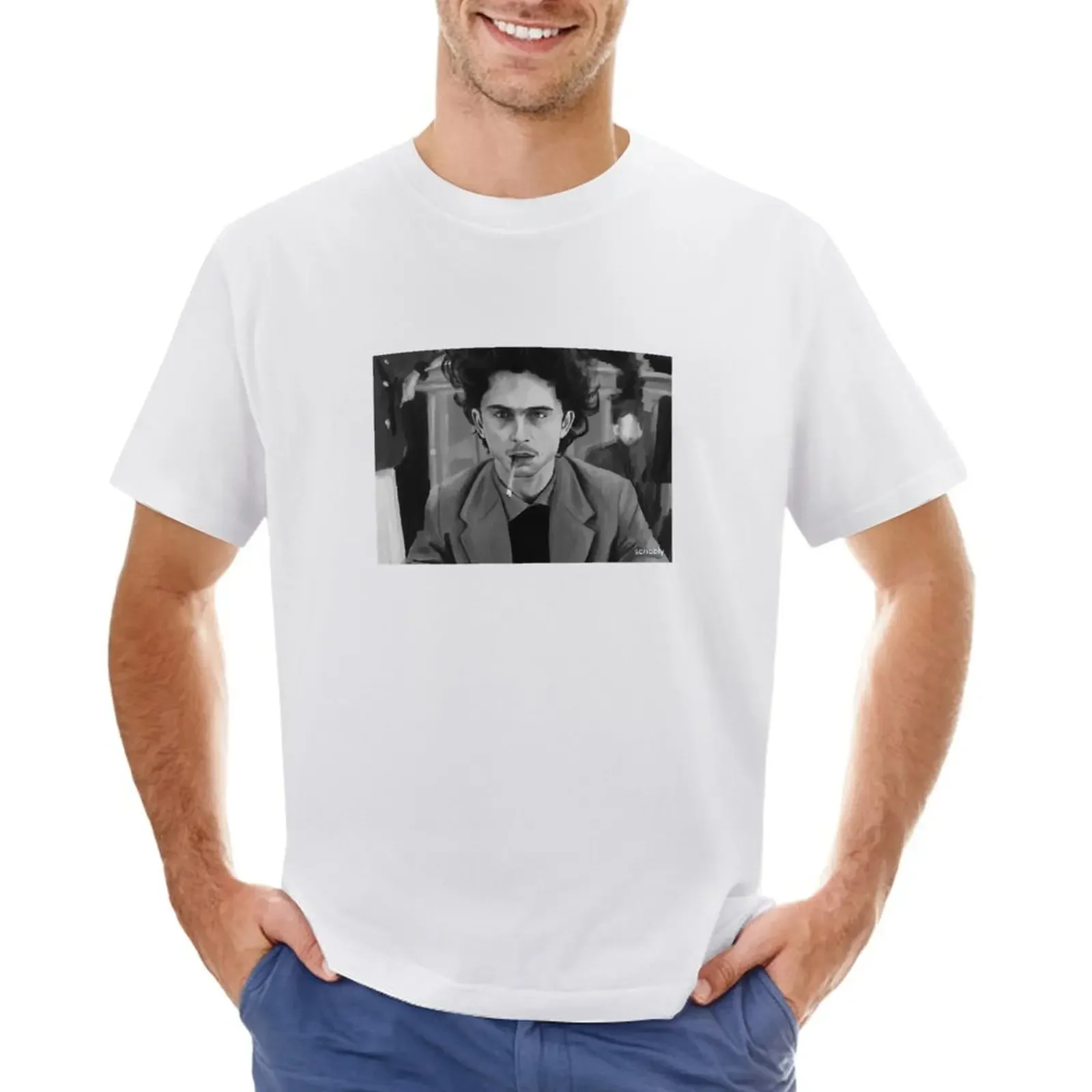 Zeffirelli, The French Dispatch, digital painting T-shirt cute clothes new edition T-shirts for men cotton