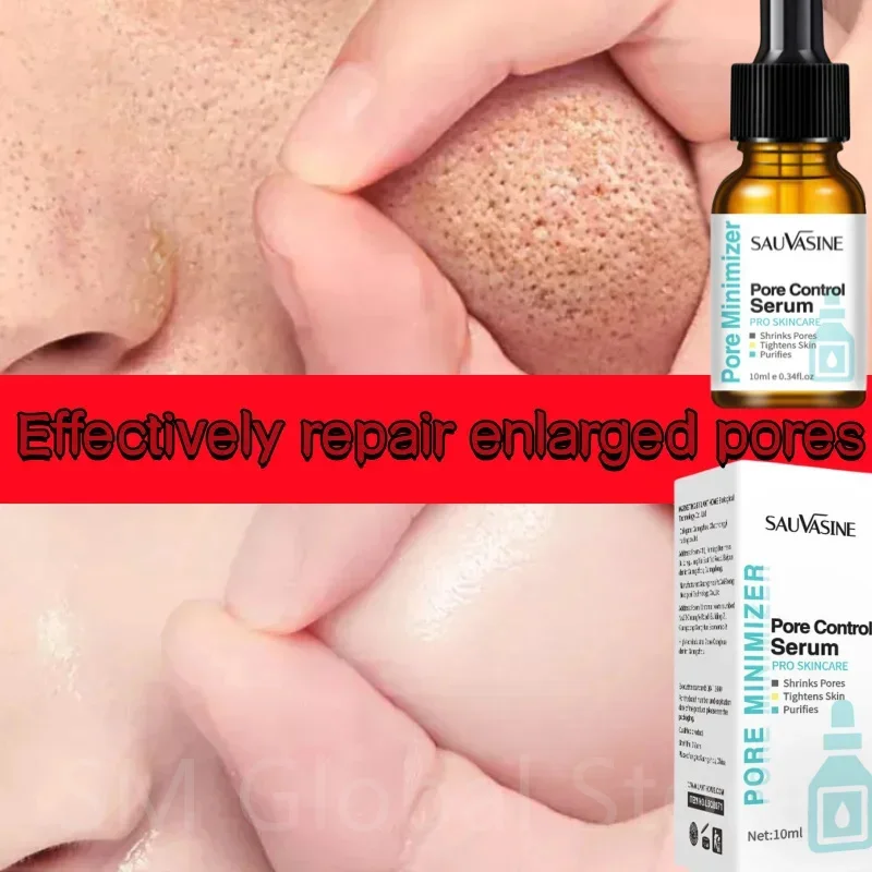 Effective Pore Shrink Face Serum Removal Large Pore Relieving Dryness Moisturize Oil Control Firm Smooth Facial Skin Korean Care