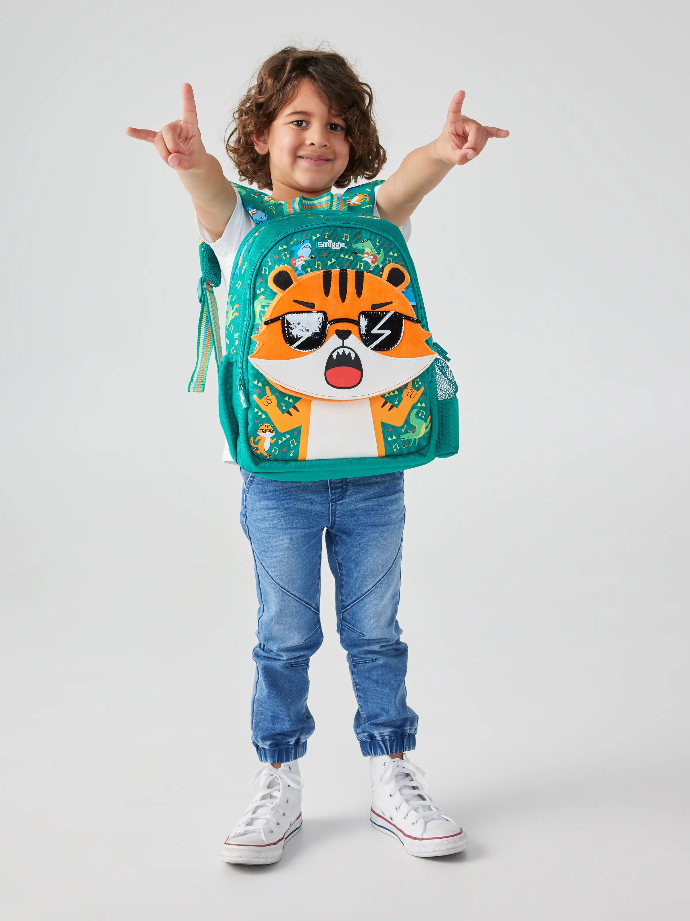 Australian Smiggle Cartoon Tiger Light Cute Backpack Students Stationery Schoolbags Cute Meal Bags School Pencil Case Set Gifts