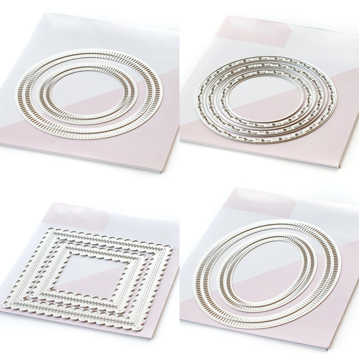 Oval Sewing Blanket 2026 NEW Cutting Dies Scrapbook Diary Decoration Stencil Embossing Template DIY Greeting Card Handmade