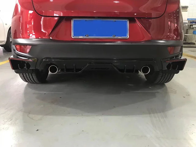 CAR STYLE BODY KIT For Mazda CX-3 2015-2018 Car Body Kit Front Bumper With LED Lights Rear Bumper Lip