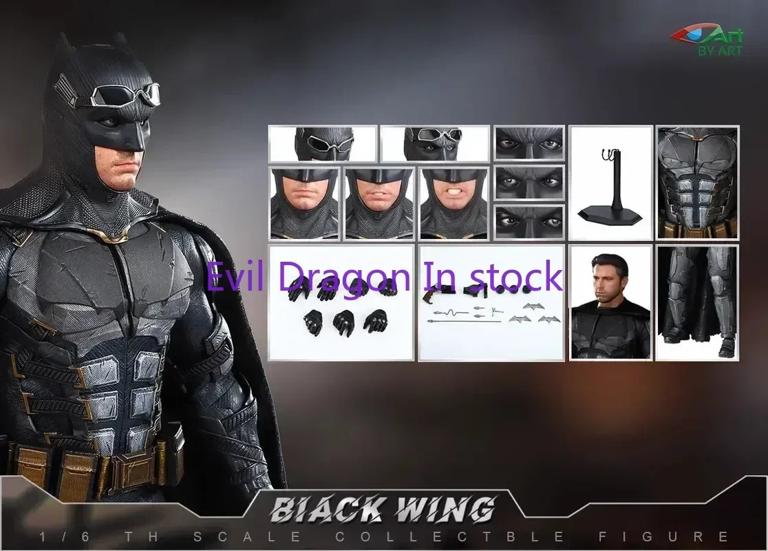 

In Stock Bruce Wayne By-Art 1/6 Black Wing Batman Biack Wing Action Figure Toy Collection Gift