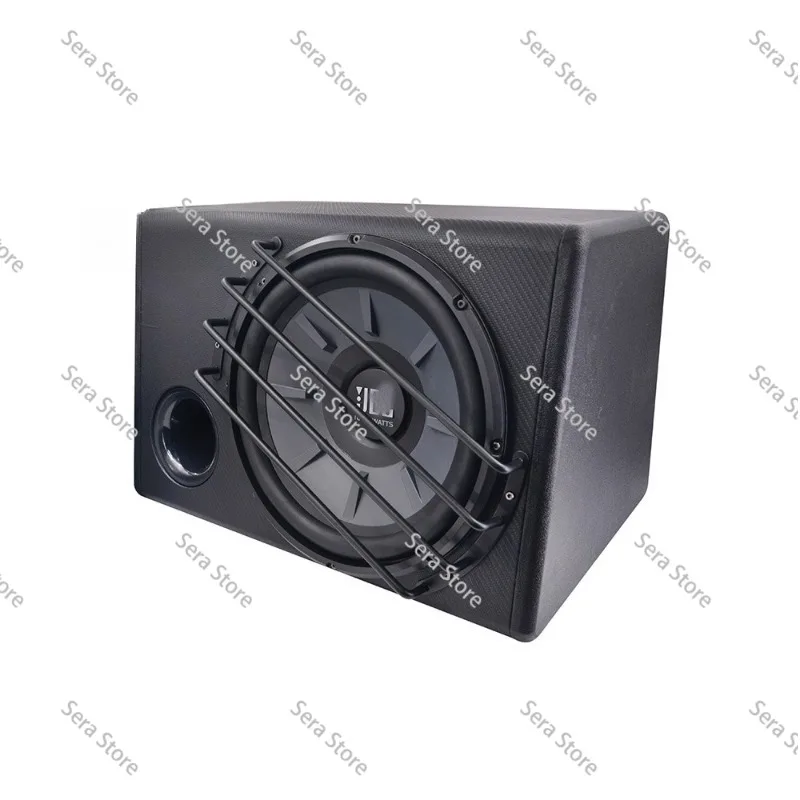 High-power car 12V speakers Modified car audio Active trapezoidal overweight 12-inch subwoofer