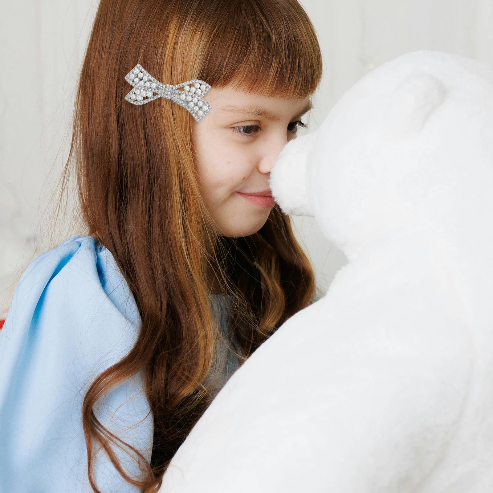 

2 Pcs Irregular Hairpin Sparkly Rhinestone Clips Elegant Accessories Bridesmaid Wedding Crystal French Barrettes