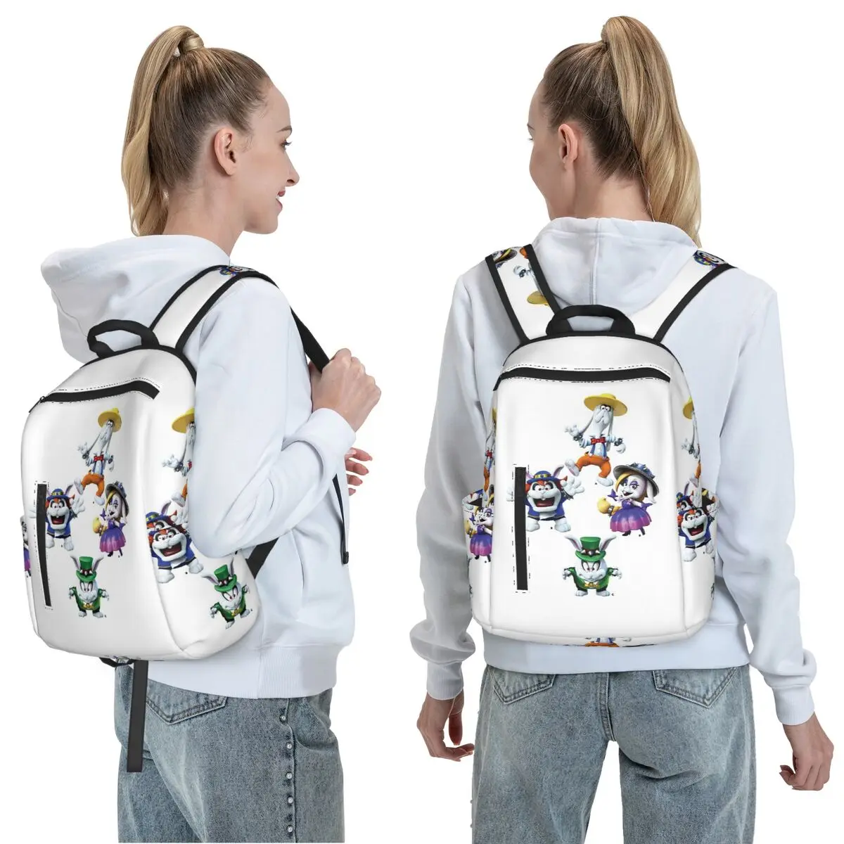 The Broodals Super Videogames Video Games Switch Backpack Daypack Large Capacity  BookBag School Bag Shoulder Bags for Men Women