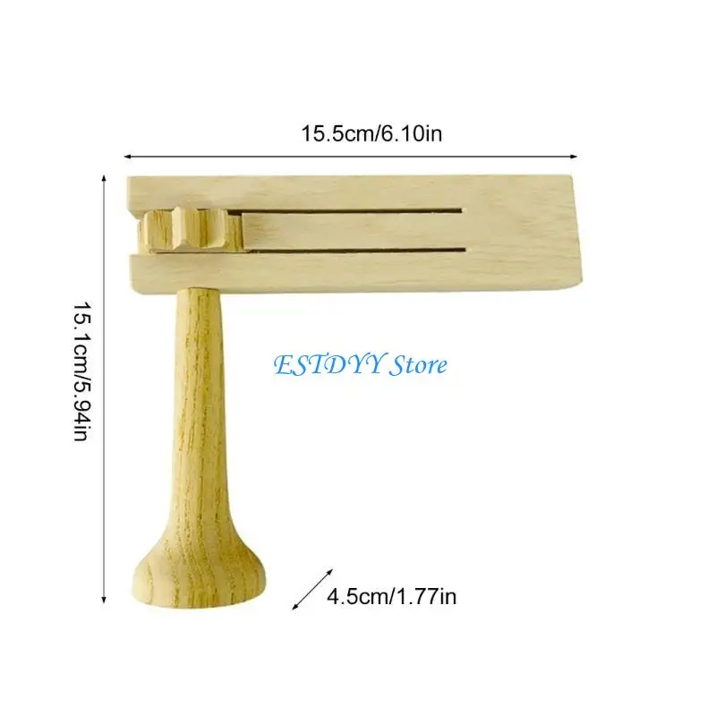 G6de Handheld Soundboard Musical Toy Ratchet Ratchet Noise Maker Musical Castanets