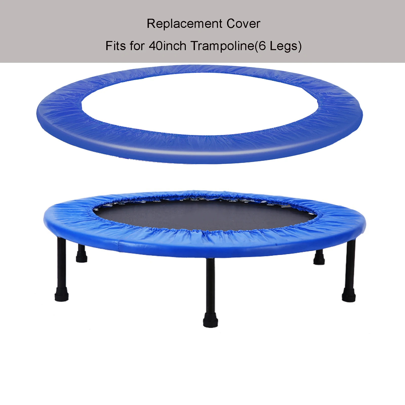 36\'\' Trampoline Replacement Cover for Spring,Exercise Replacement Safety Pad,Elastic Frame Spring Cover