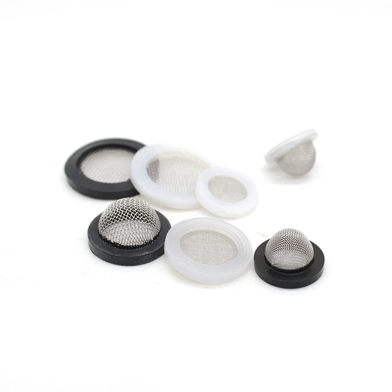 SAP  G1/2 G3/4 DN15 DN20 Shower Head Mesh Filter Rubber Seal Ring Packing Washer Nozzle Hose Gasket 304 Stainless Steel