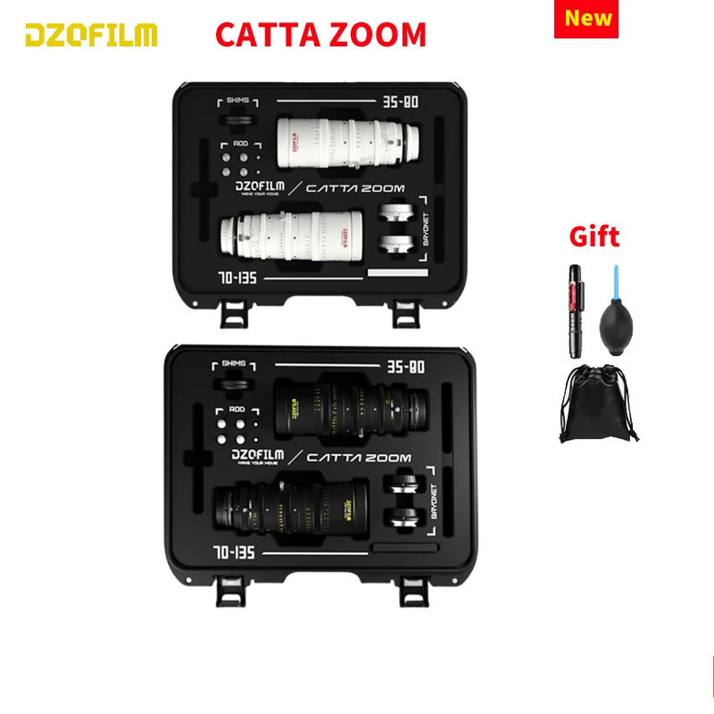 DZOfilm CATTA ZOOM Lens T2.9 FF E-Mount 18-35mm /35-80mm / 70-135mm Cine Zoom Lens