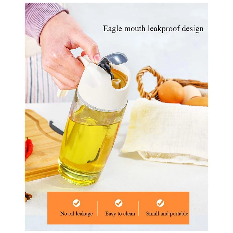 

Olive Oil Dispenser Auto Flip Salad Dressing Bottle Oil Cruet