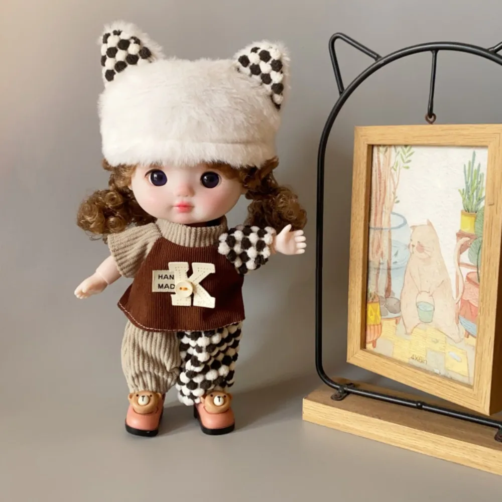 

Sweet 1/6 BJD 23cm Doll 1/6 BJD Skirt DIY Replace 30cm Doll Clothes Handmade Doll Wear Kids Gift
