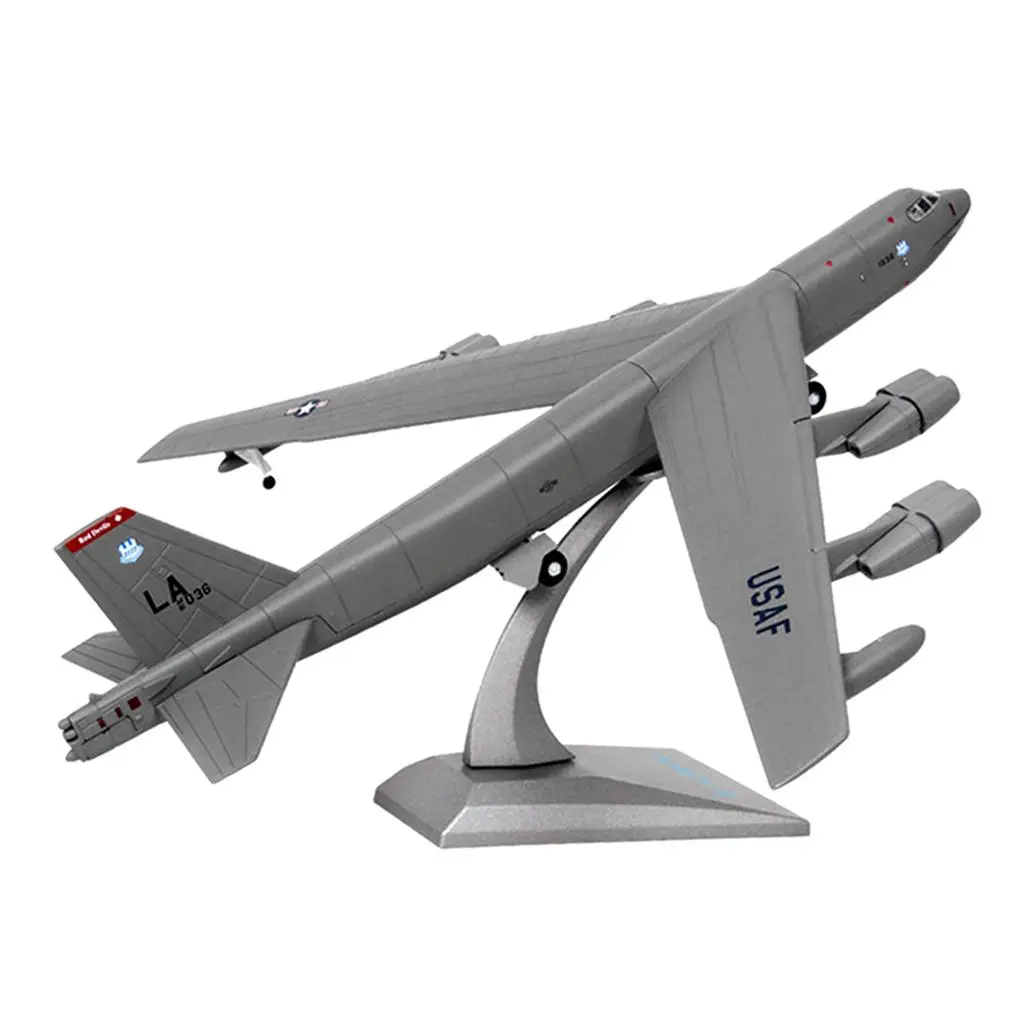 1:200 American B-52 Aircraft Plane Model W/ Stand Kids Gift