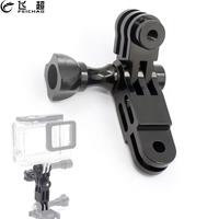 FEICHAO Aluminum Three-Way Pivot Arm Mount Adapter for GOPRO 13 12 11 10 9 MAX 8 7 for OSMO for XiaoYi /SJ /GitUp Sport Camera