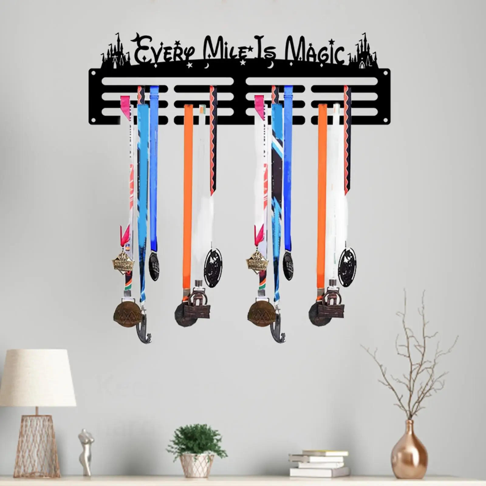 Medal Hanger Metal Medal Holder Display Rack for Sports Race Runner Gymnastics Plaques Running Medals Sports Award Sports Medals