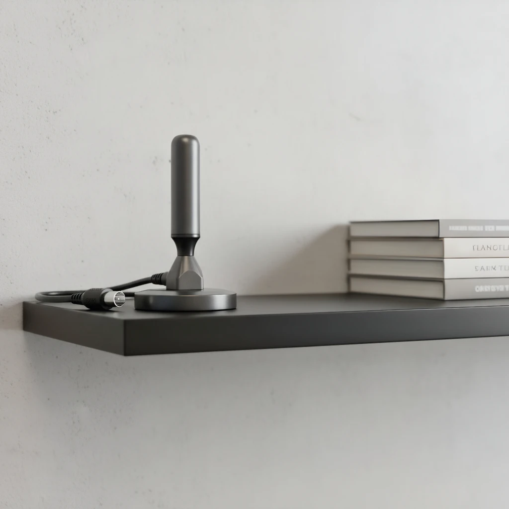 HD Digital TV Antenna Indoor Outdoor Magnetic Base and 360 Reception Support Smart 4K 1080P and HDTV Free Local Channels