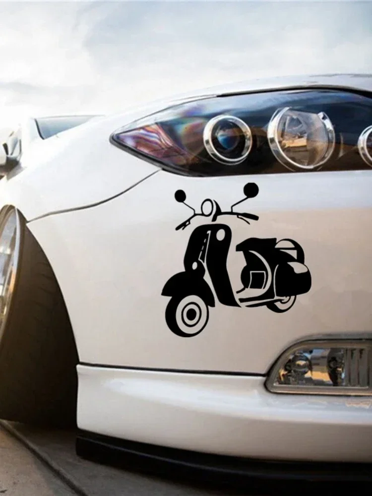 

Car Sticker Hot Sell Various Vespa Engine Vinyl Decal Waterproof Stickers on Truck Bumper Rear Window