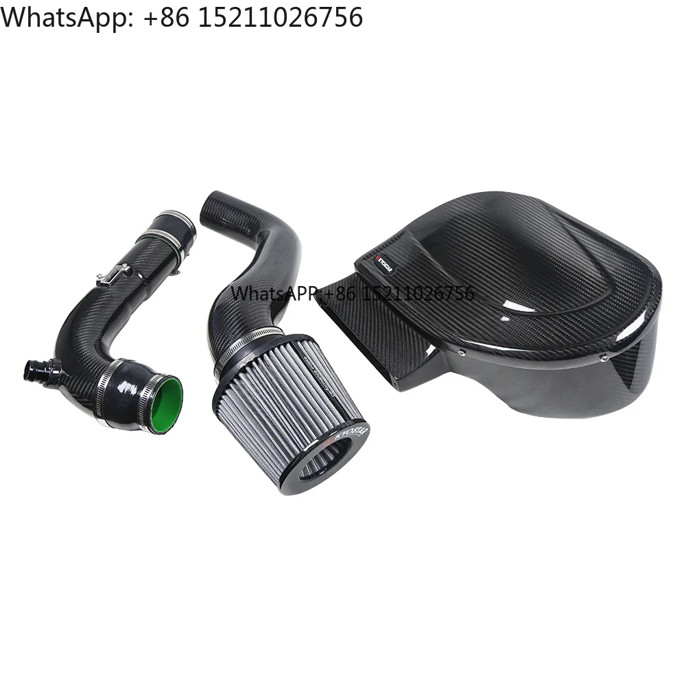 Carbon Fiber Cold  Air Intake System  For VW Golf MK5 GTI 6R Scirocco R Passat Audi A3 S3 SEAT Leon Skoda Octavia EA113