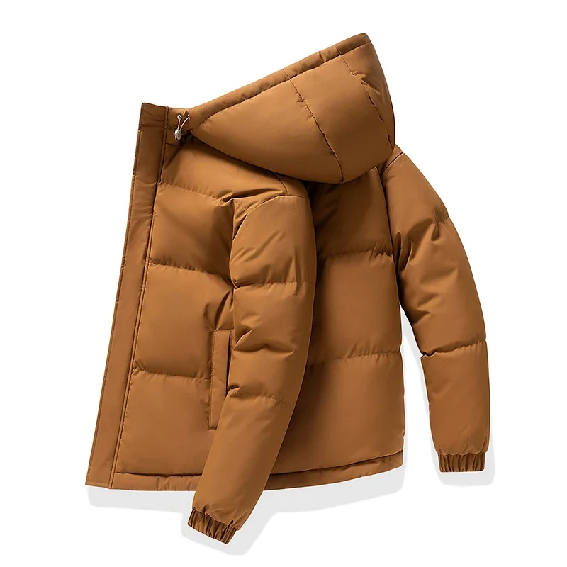 

Winter Short Trendy Brand Stand-up Collar Loose Cotton-padded Jacket Jacket for Teenagers To Keep Warm Protect Against The Cold