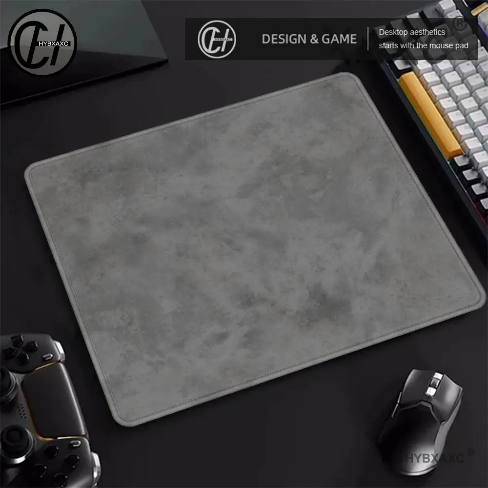 Gaming Mouse Pad Gray Maous Pad Computer Mat Large Mousepad Marble Keyboards Accessories Offices Pc Setup Deskmat Strata Liquid