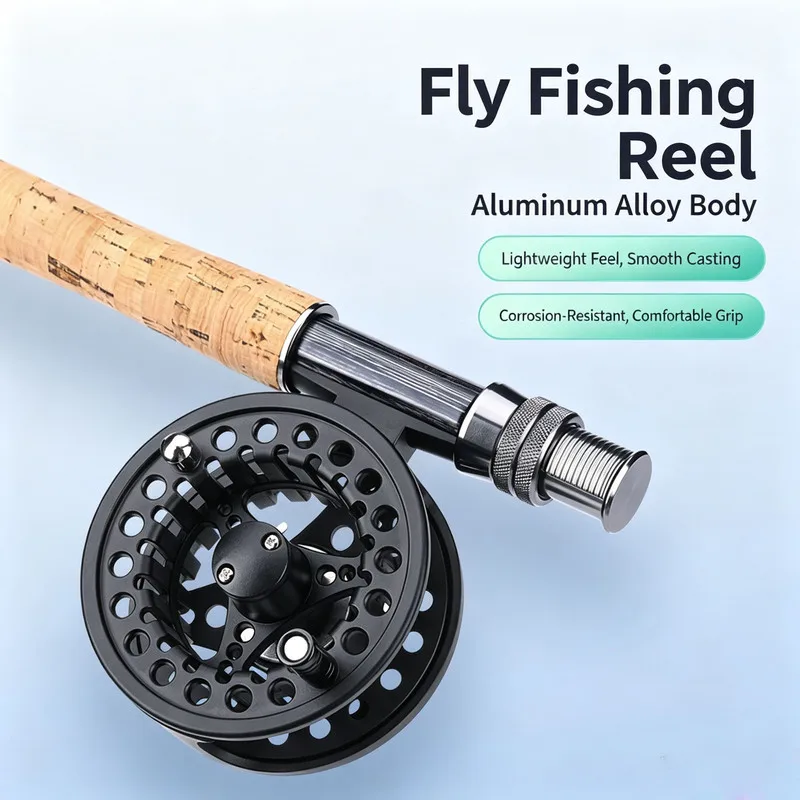2.7m 4‑Piece High‑Carbon Fly Fishing Rod Combo Kit With Reel, Fly Lines, Lures & Storage Bag For Freshwater Stream Angling view 2