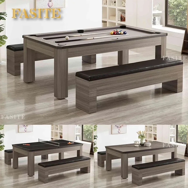 For Dining Billiards Table Tennis Household Multi-functional 4-in-1 Entertainment Table Adult Practice Game Furniture Space