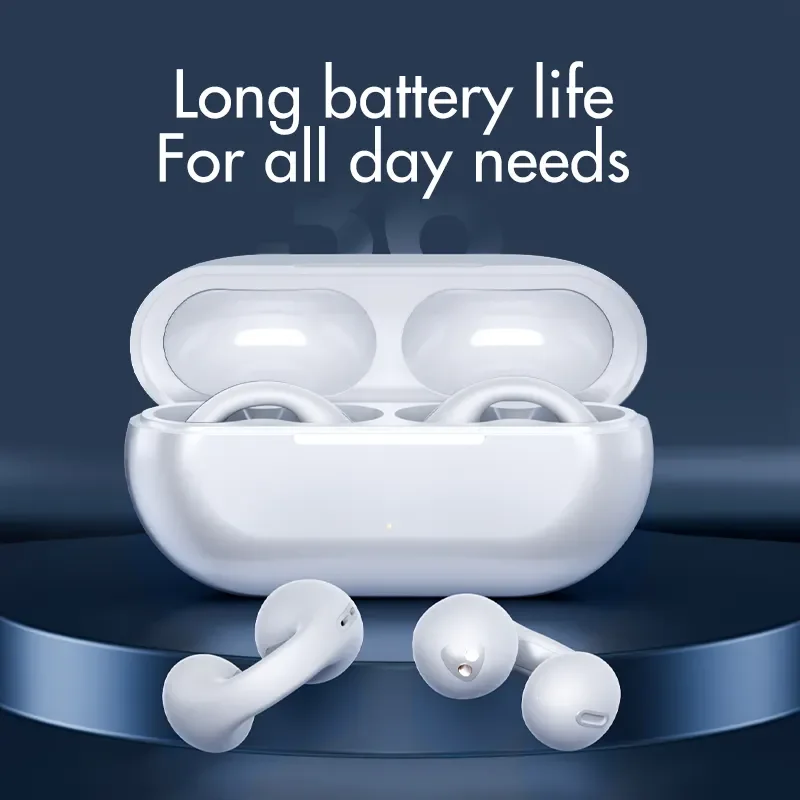 YK10 Open Ear Sport Earbuds NEW Model Air Conduction Earphones 5.3 TWS Blue-tooth Wireless Headphones for iPhone & Android