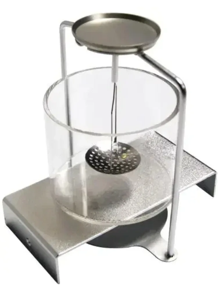 Balance électronique pour bijoux, dispositif de pesage hydrostatique statique, comprenant un pont en forme de U, un support, un panier de pierres précieuses et une eau Cu