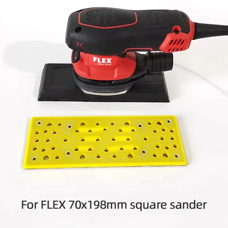 

Электрический лоток для наждачной бумаги 70x198 мм, подходит для прямоугольной сухой мельницы FLEX Mirka, шлифовальная головка, липкий диск