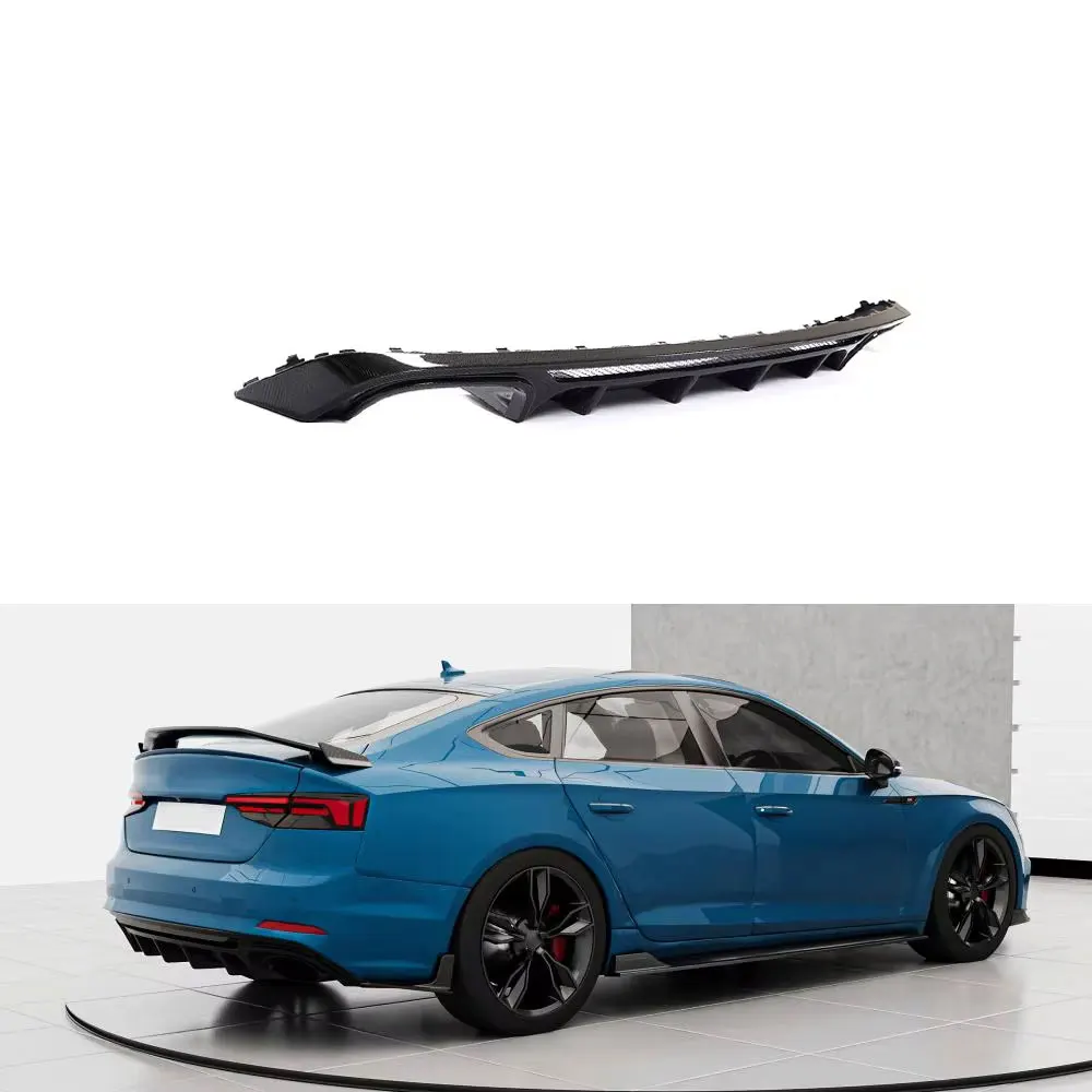 

Карбоновый задний диффузор для Audi A5 Sline S5 2-дверный 4-дверный 2017-2018