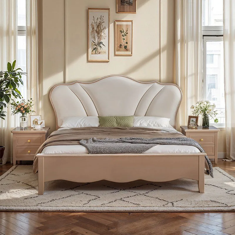 مسند ناعم أمريكي حديث قابل للتخصيص بطول 1.8 متر وسرير غرفة نوم رئيسية فاخر للتخزين