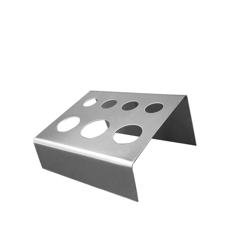 لوازم الوشم حامل أكواب حبر الوشم حامل 7 فتحات من الفولاذ المقاوم للصدأ الأسود ملحقات المكياج ماكويلاج دائم