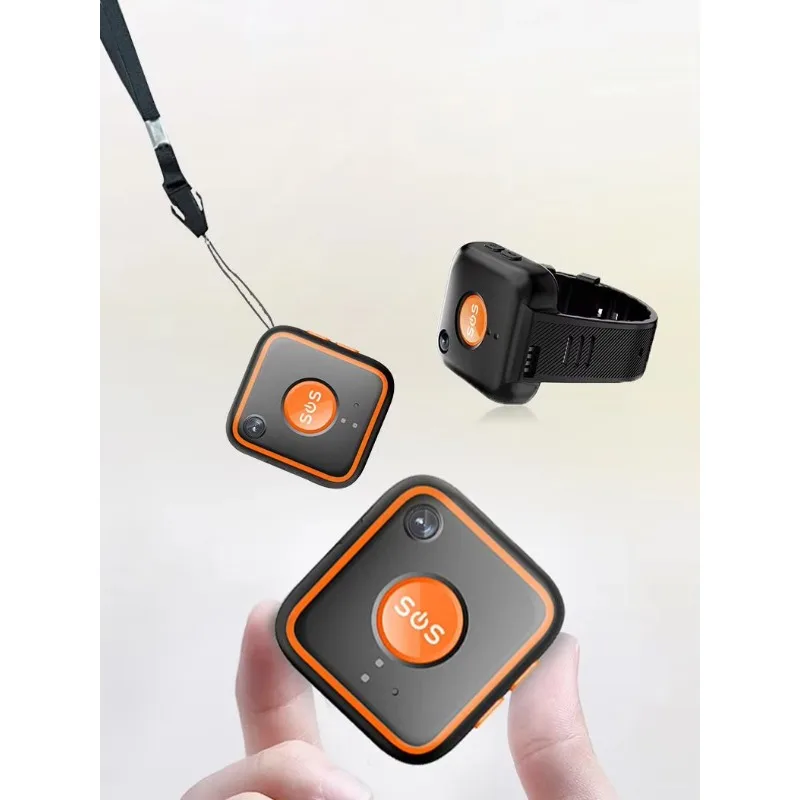 V43 4G Smart Key Finder Locator Pet Tracking Mini GPS Tracker LED Collars for Animals Dogs Cats Night Anti-Lost Locator