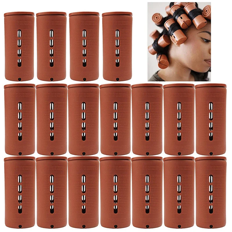 20Pcs Extra Large Perm Rods Rods for Natural Hair Cold Wave for Long Hair Rollers Curling Curling Styling for Women Home Hairdre