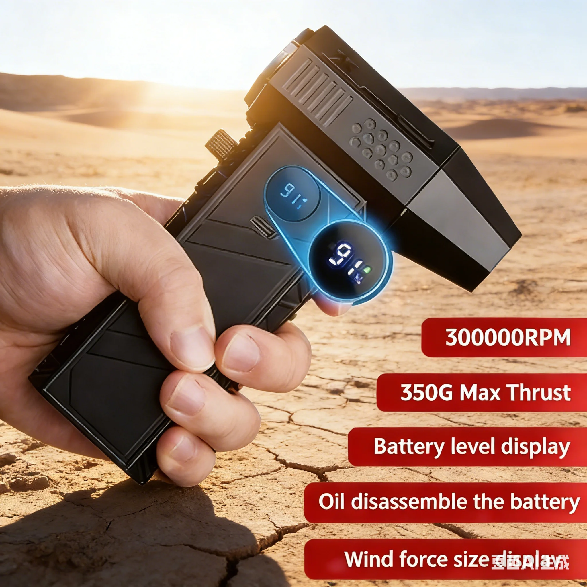 

✨ Высокоскоростной турбовентилятор мощностью 7,5 м в минуту | Ветер 53 м/с — вакуум и вентилятор 2-в-1 (тип C)