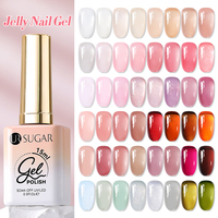 UR SUGAR 15ml Jelly Nude Gel Nail Polish Light Pink Translucent Color Soak Off UV LED Gel Varnish Nail Art DIY Fashion Manicure