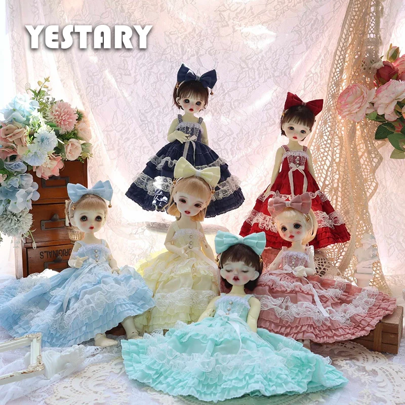 

YESTARY BJD Doll Clothes Lolita PH Style Dresses For BJD 1/6 Dolls Accessories 30cm Doll Clothing Fashion Dresses Blythe Clothes