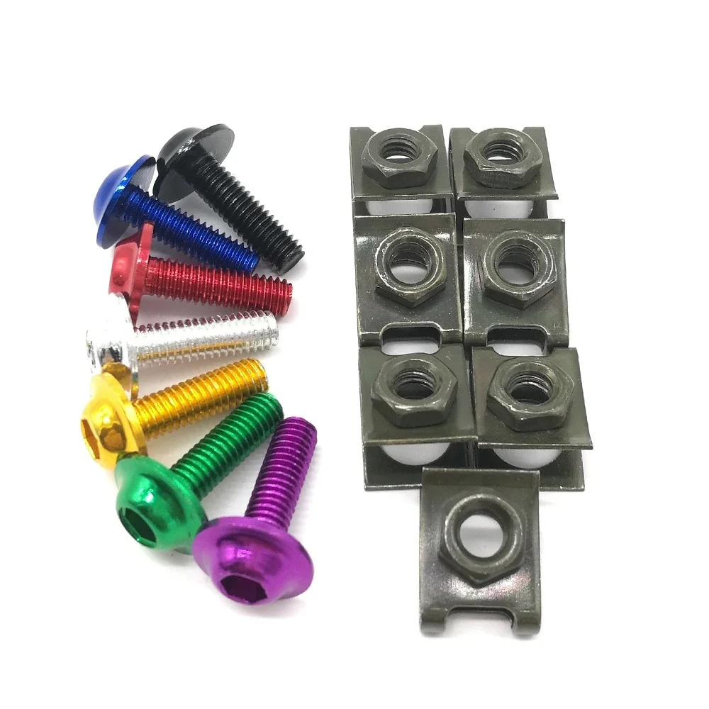 M6 BodyWork Fairing Bolt Screw Fastener For Suzuki GSXR 600 750 GSXR600 GSXR750 K1 K4 K6 K7 K8 HAYABUSA GSXR1000 K3 K5