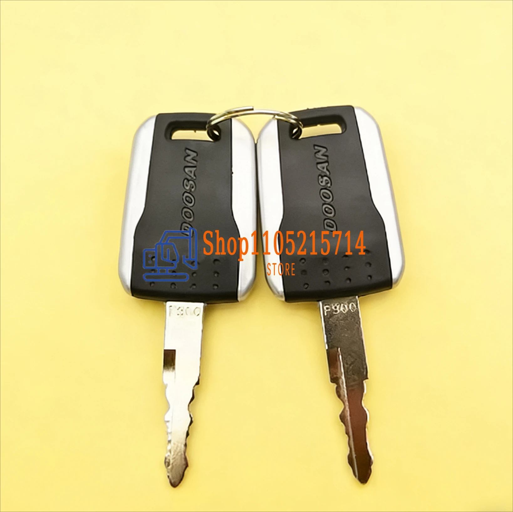 2/5 PCS F900 Key New Old Type for Deawoo Doosan Terex Excavator Heavy Equipment Ignition Start Switch Door Lock Fit E80