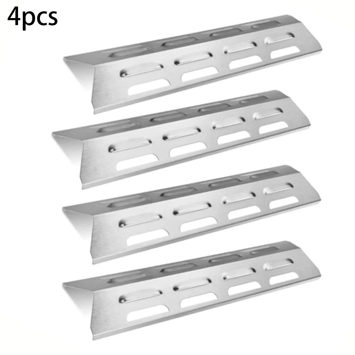 4Pcs Ersatz Edelstahl Wärme Platte Schild Grill Grill Perfekte Flamme Gas Grill Modelle SLG2007A, SLG2007B, SLG2007BN