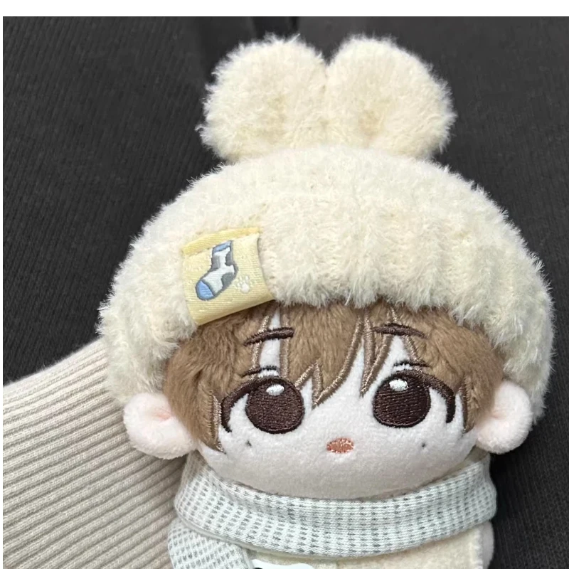 Vêtements en coton pour bébé lapin blanc laitier Labubu Mini V4.0, 10 cm, lait frais, carotte, vêtements pour bébé, costume mignon pour bébé