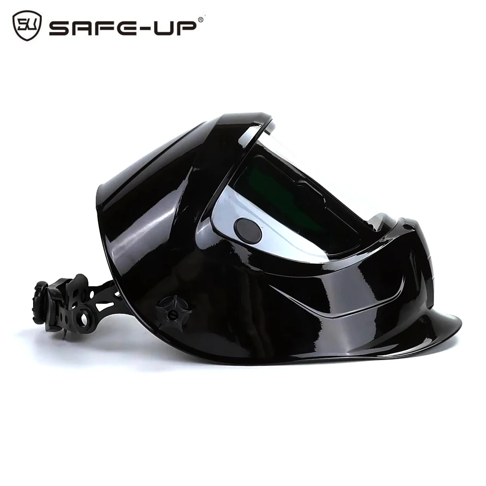 SAFEUP Capacete de soldadura ,TRUE Color 1112, máscara de soldadura de escurecimento automático, capuz com 4 sensores, vista lateral panorâmica de 180°, para máquina de soldar MIG MAG