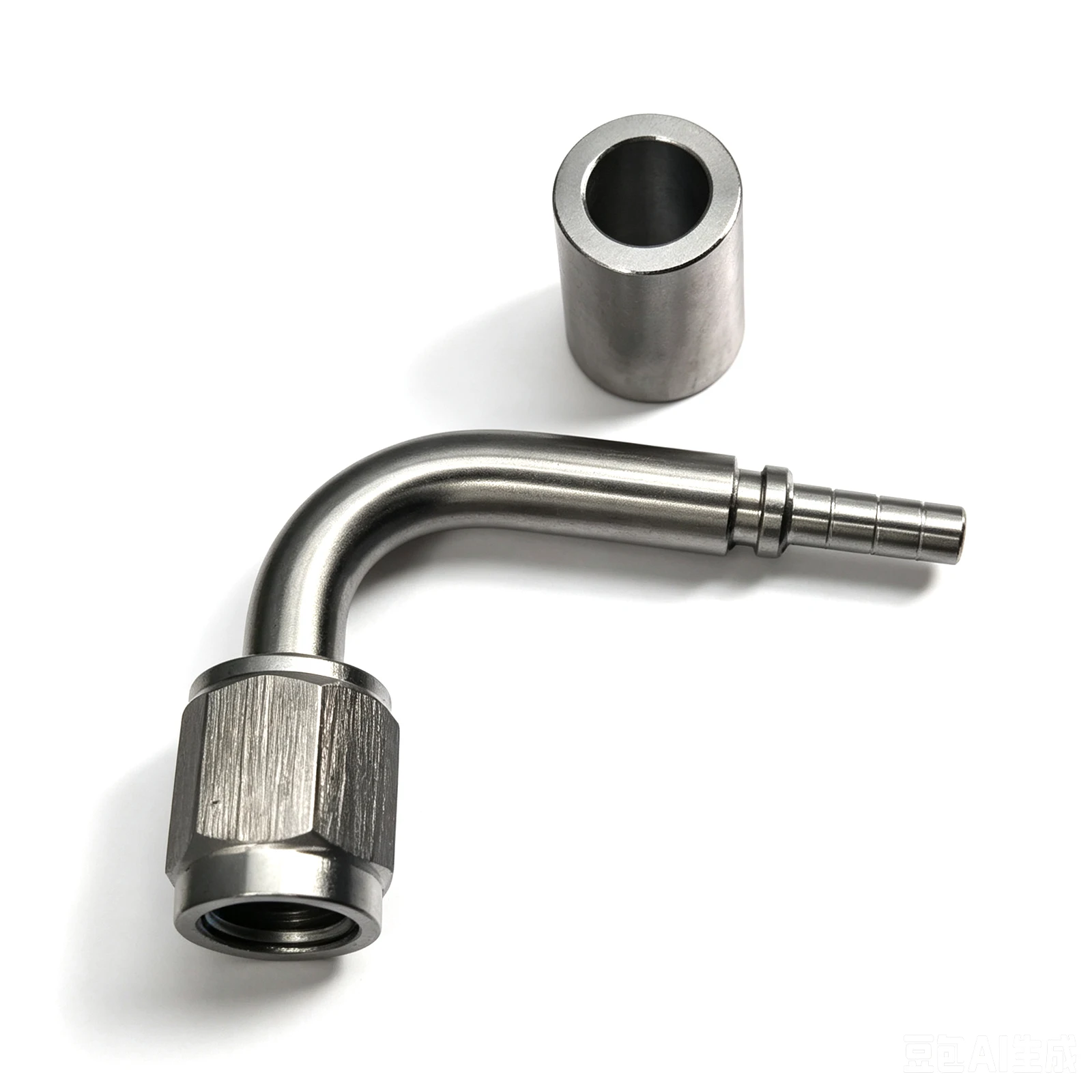 AN3 Universal for Car and Motorcycle Brake Hose End Crimp Stainless Steel Brake Hollow Steel 3an Oil Pipe Banjo Joint
