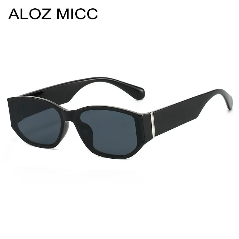 

ALOZ MICC Ins Popular Fashion Square Sunglasses Women Shades UV400 Retro Leopard Color Sun Glasses Female Punk Men Eyewear