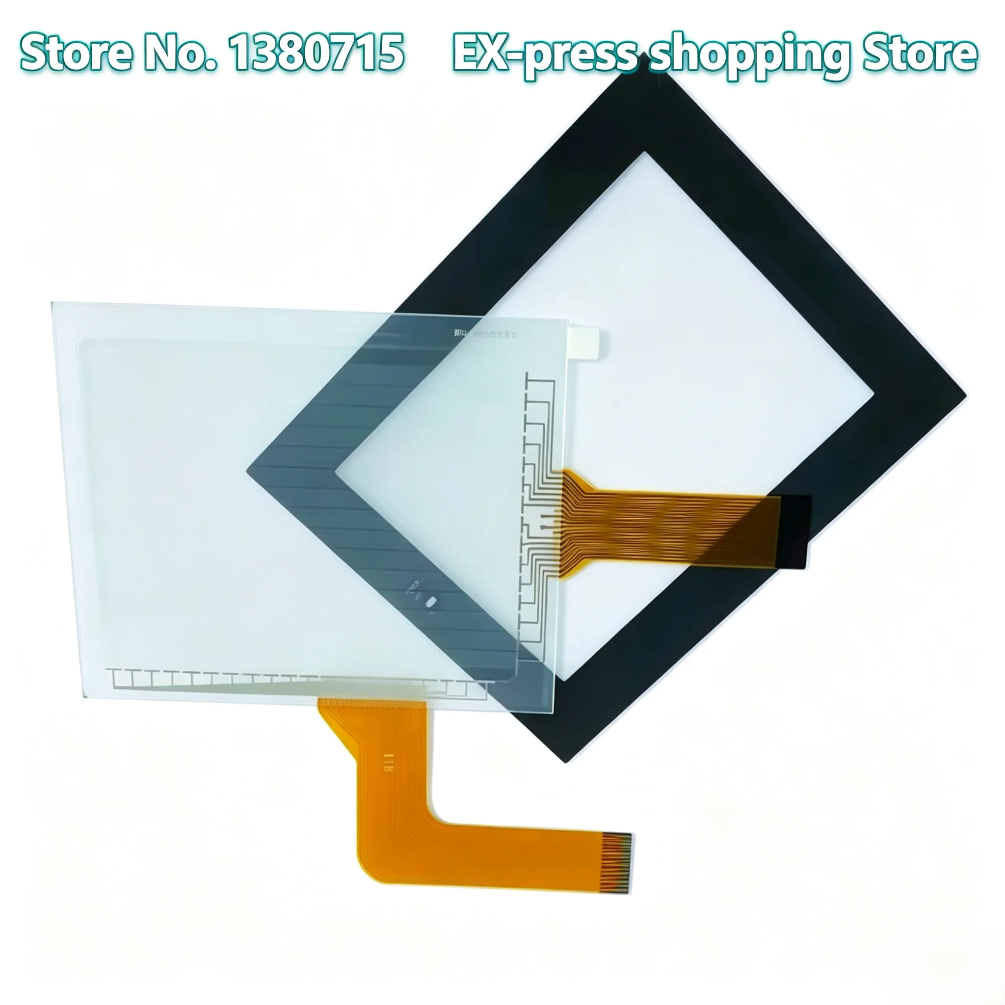 Resistive Touch Glass With Protective Overlay Film Set For A951GOT‑QLBT HMI Spare Replacement