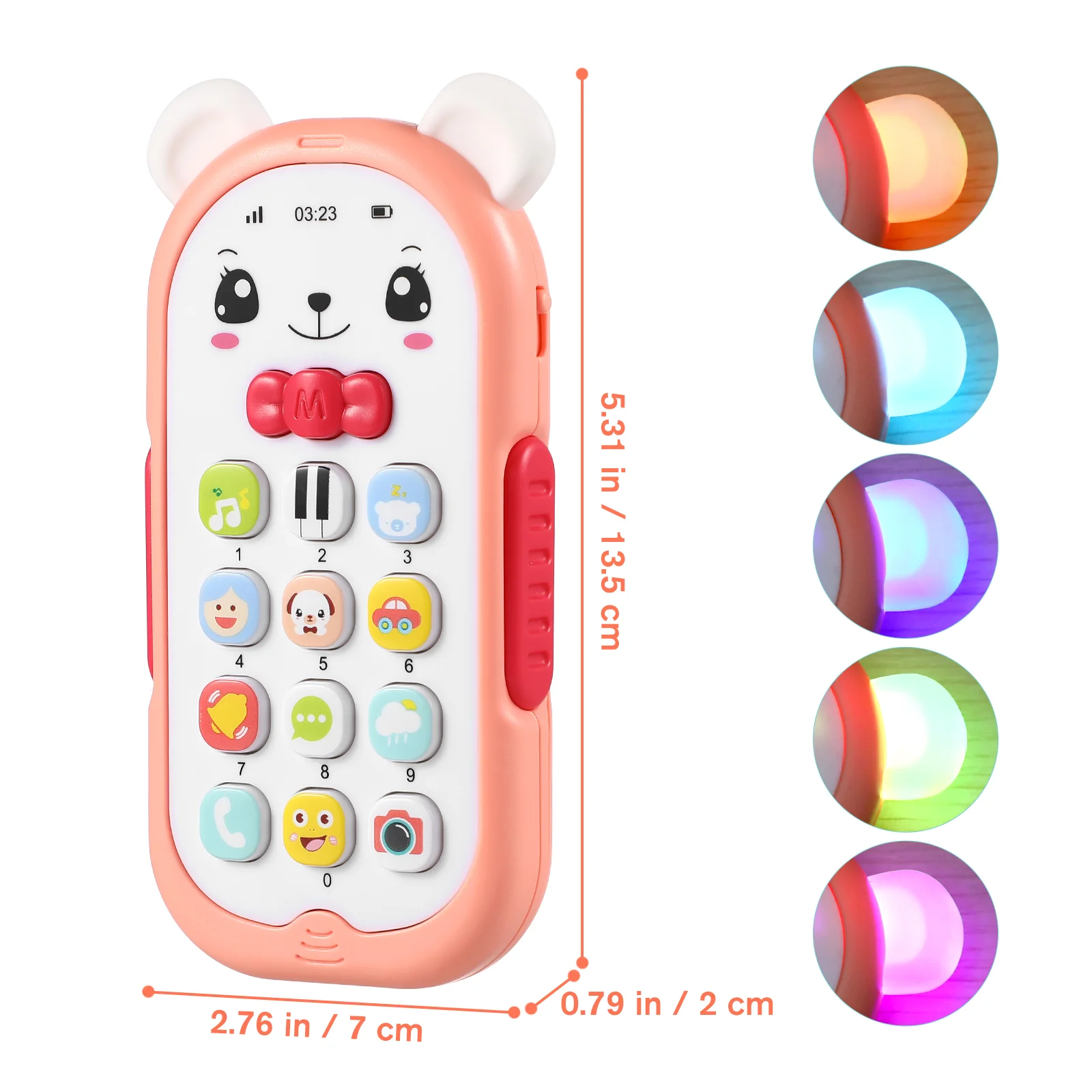 Baby Phones Children's Mobile Toy Kids Cell with Music for Toddlers Infant Toys