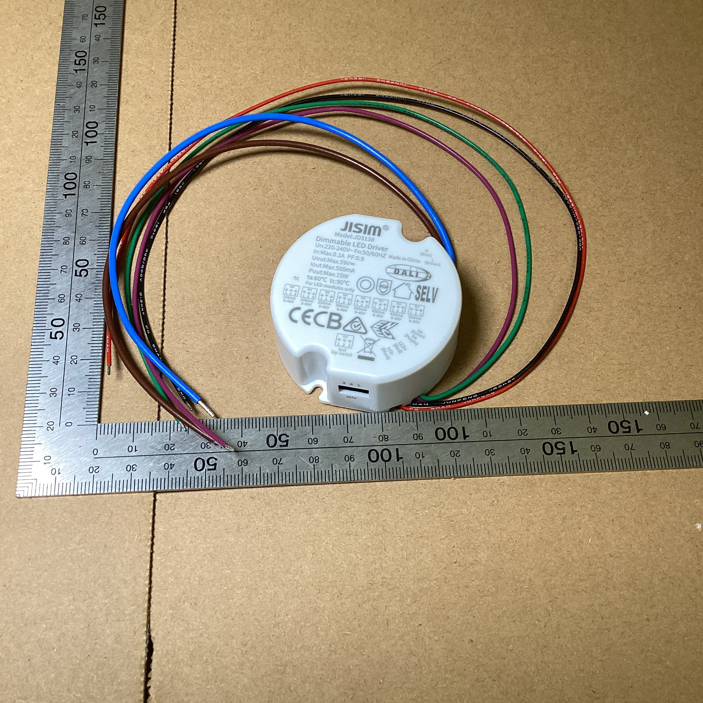 8W 9W DALI Mini LED Driver Smooth Dimmable Round Smart Driver for Track Light Wall Light