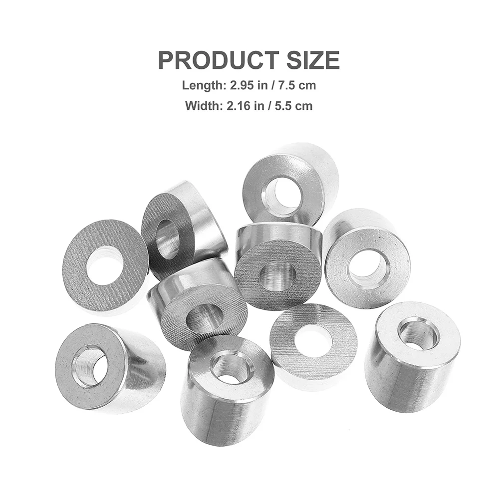 10 stuks roestvrijstalen kabelrailing hardware hoek afgeschuinde ringen dek kabel draadrail kit corrosiebestendig