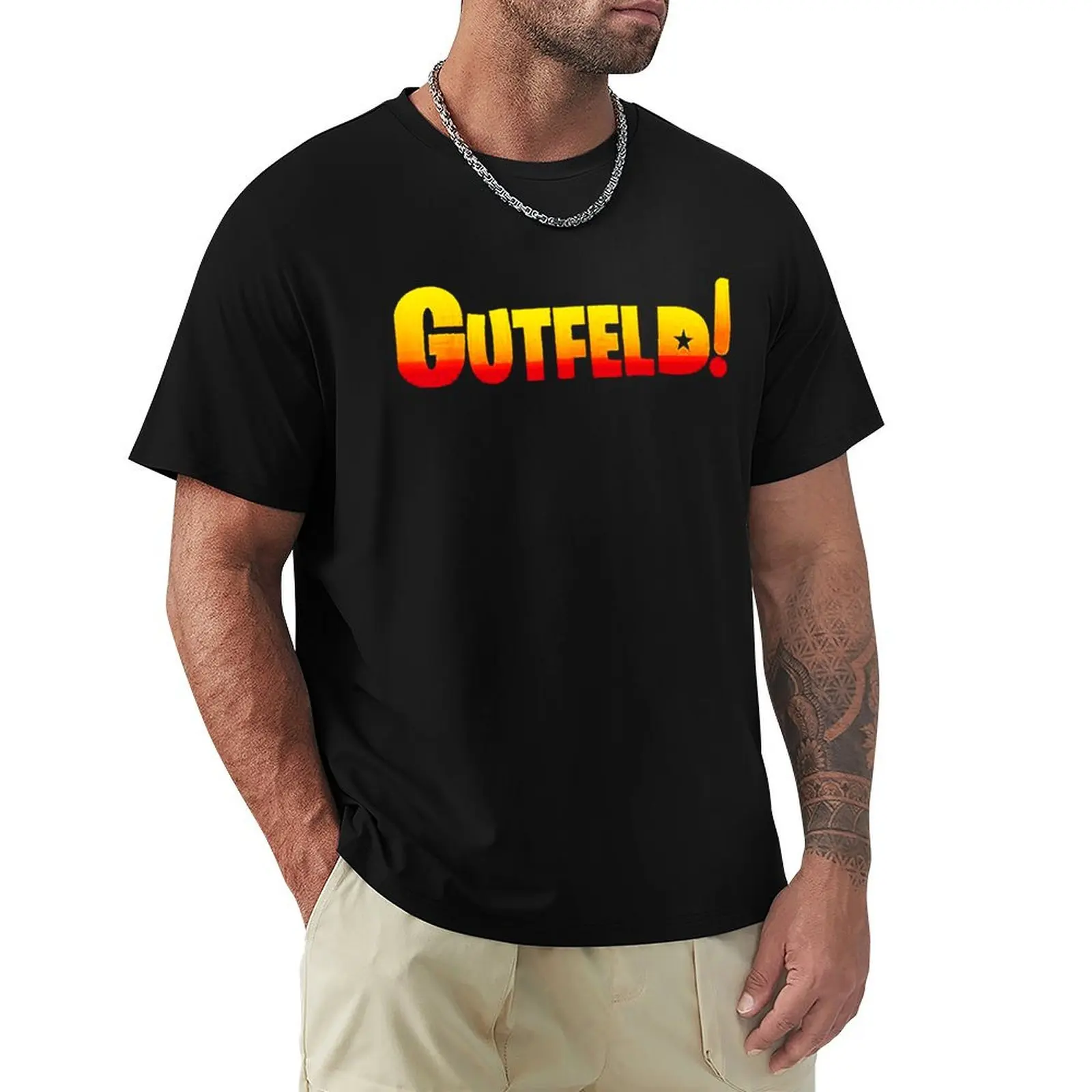 Greg Funny Gutfeld-1 T-Shirt Casual Graphic Print Tee