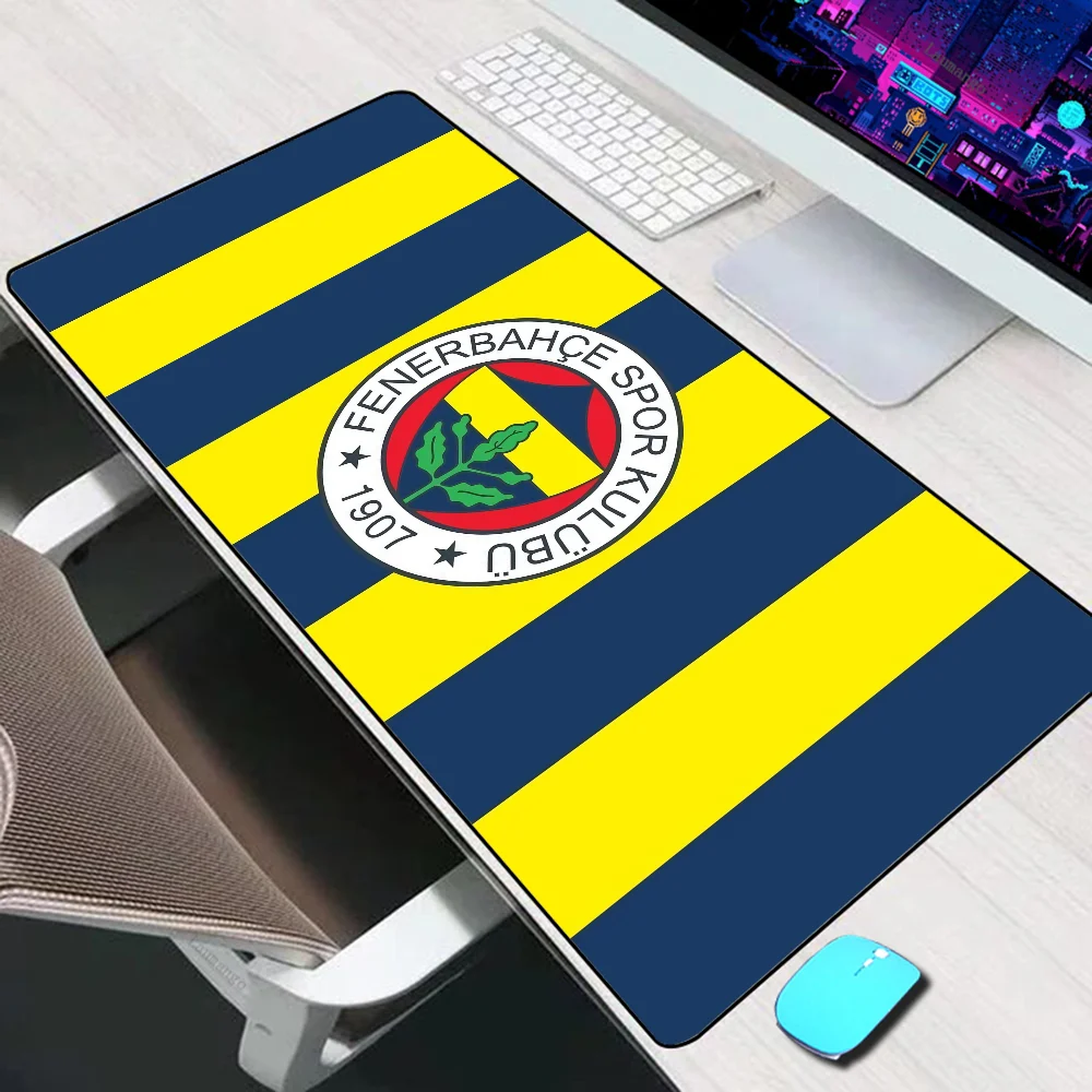 Fenerbahce SK alfombrilla de ratón grande, accesorios para juegos, alfombrilla XXL para teclado de ordenador portátil, alfombrilla de escritorio para PC